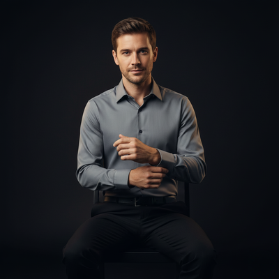 VALANT Performance Knit Slim Fit Shirt